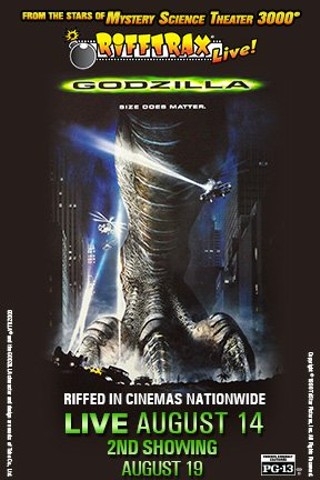 Rifftrax Live: Godzilla 2nd Showing