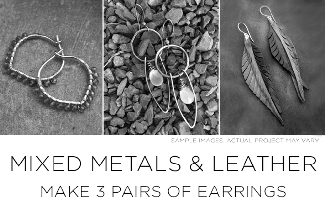 Jewelry Making-Mixed Metal and Leather Workshop