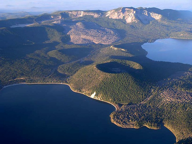 Paulina Lake and East Lake, Newberry National Volcanic Monument
