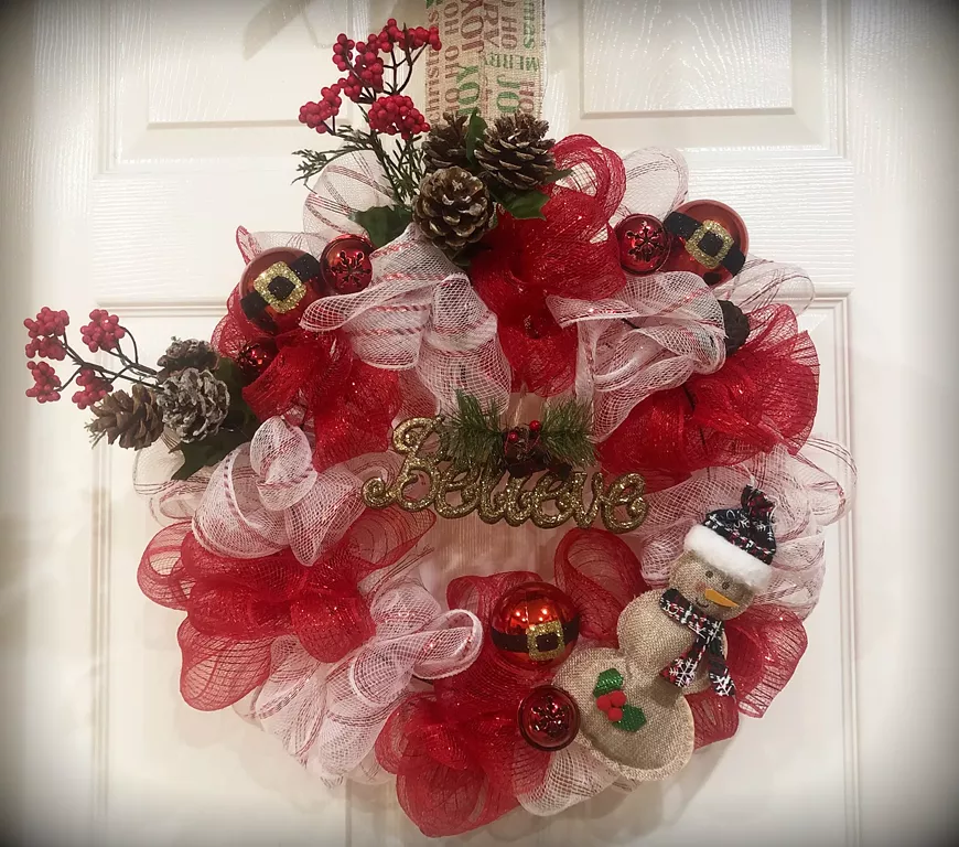 Make a bubble wreath