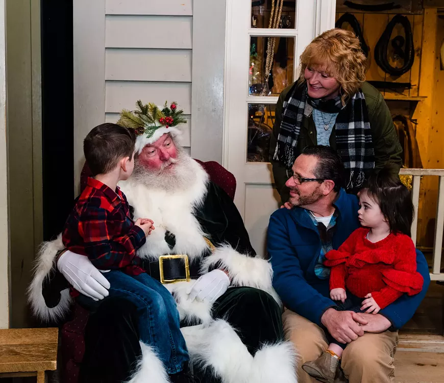 Father Christmas at Member Appreciation Night