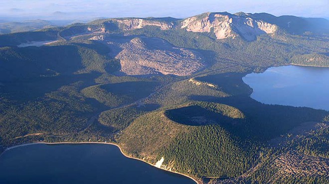 Newberry volcano: A sleeping giant with two bubbling lakes