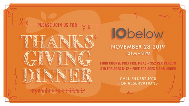 Thanksgiving at 10Below