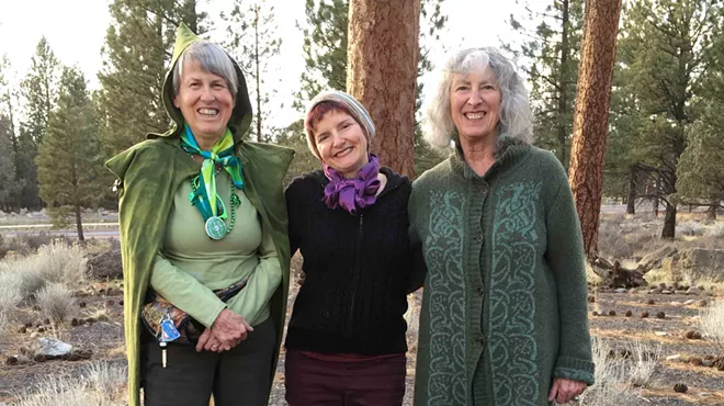 Image: Winter Solstice at Sisters Community Labyrinth
