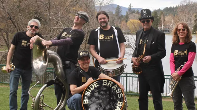 Image: Mardi Gras Party with B Side Brass Band