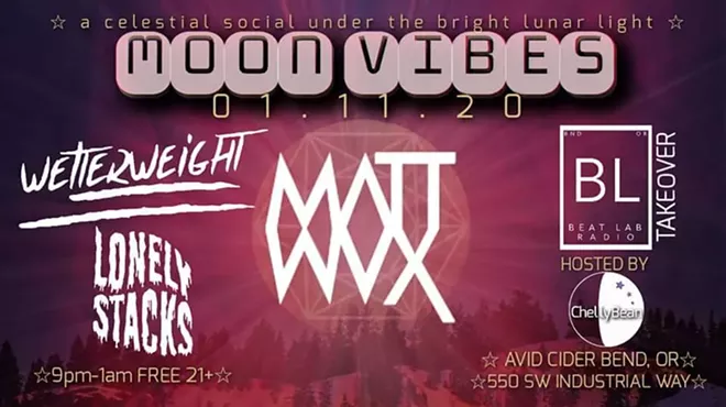 Image: MOON VIBES - Matt Wax, Welterweight, Lonely Stacks and ChellyBen