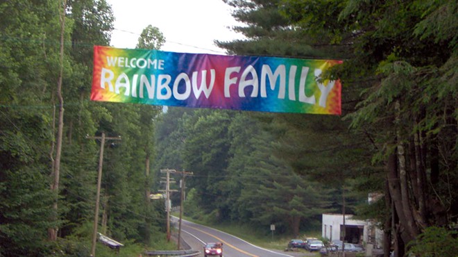Rainbow Family Gathering on Santiam Pass