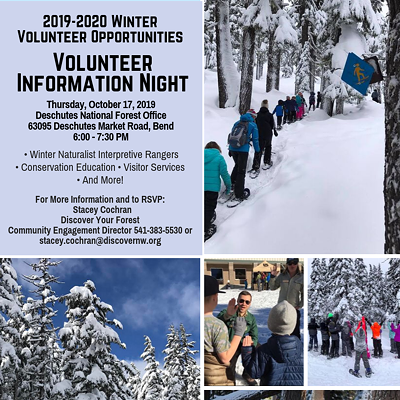 Volunteer Information Night: Deschutes National Forest