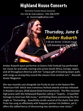 Amber Rubarth House Concert