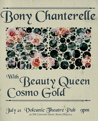 Bony Chanterelle with Beauty Queen and Cosmo Gold