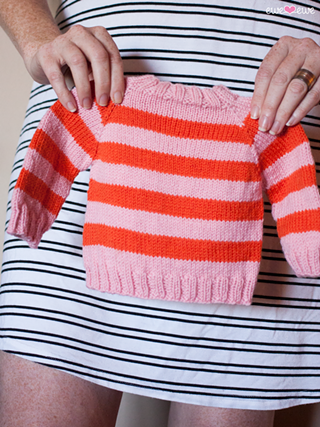 Fresh Squeezed: My First Baby Sweater