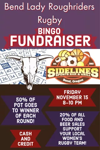 Image: Bingo with Bend Lady Roughriders Rugby