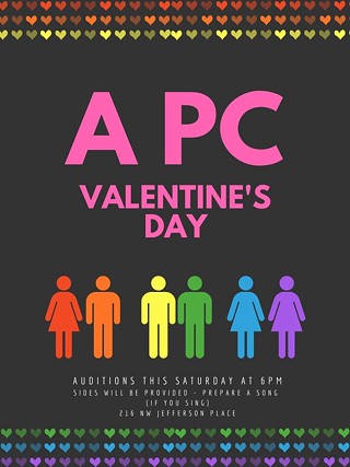 A PC Valentine's Day: Auditions
