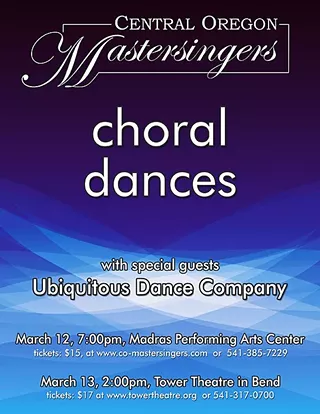Image: Central Oregon Mastersingers: "Choral Dances"