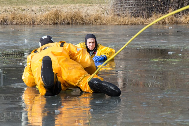 Firefighter Ice Rescue Training - Thurs., Feb. 8