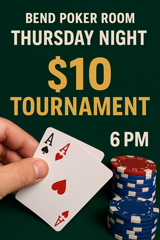 Image: $10 Rebuy Hold&rsquo;em Tournament