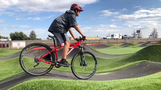 Image: 6/12/16: Three Kids and Pump Track