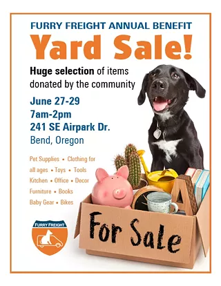 Image: 8th Annual Yard Sale Benefiting Furry Freight