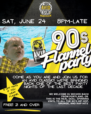 Image: '90s Flannel Party at Avid Cider