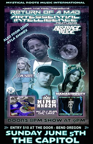 Image: Abstract Rude - King Khazm - Mamastrosity - GALxSEE - Ayla Shines - Dj Bar Dr. Umz