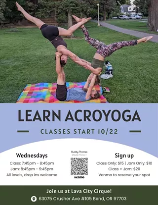 Image: All Levels Acroyoga Class