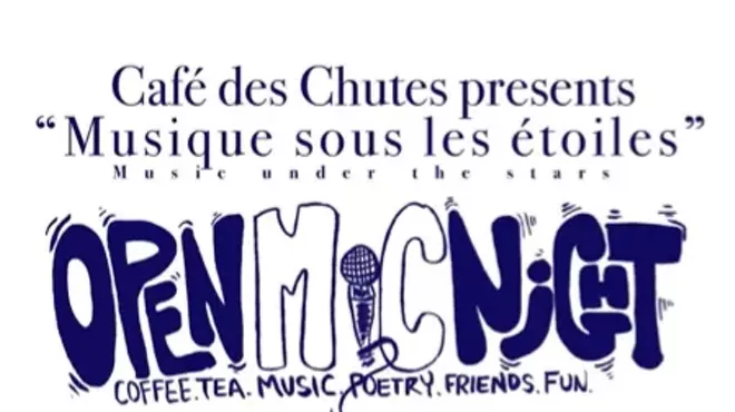 Image: An Open Mic Under The Stars at Caf&eacute; des Chutes