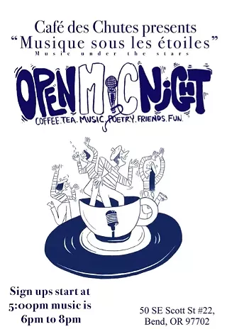 Image: An Open Mic Under The Stars at Caf&eacute; des Chutes