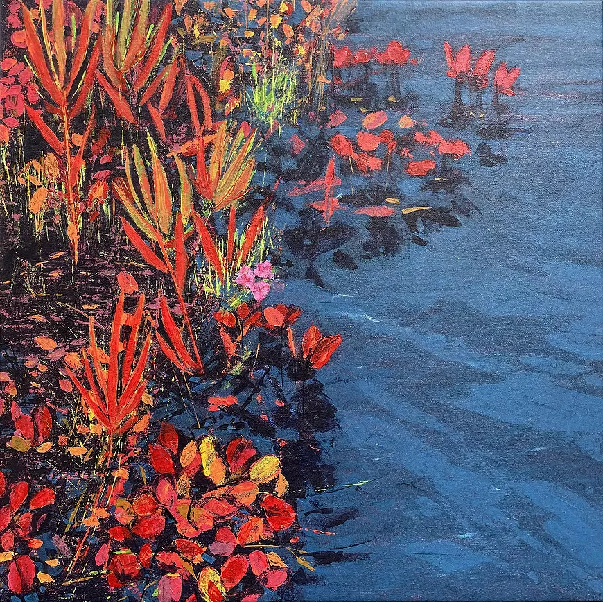 Last Blossom on the Lake Shore