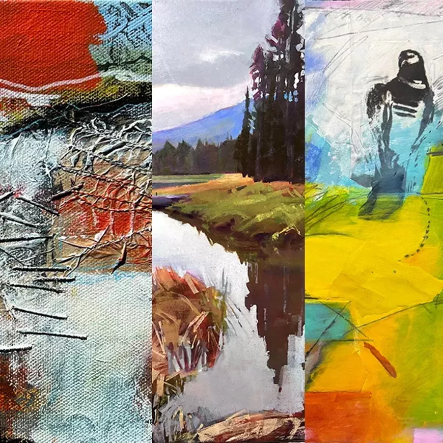 A slice of art from 3 artists