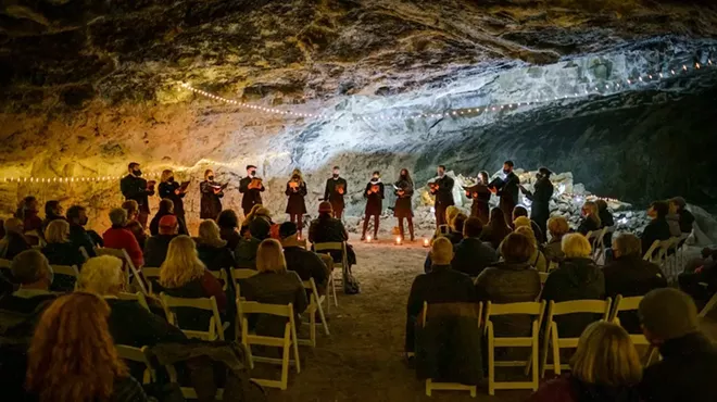 Image: Art in Nature: Camerata in a Cave