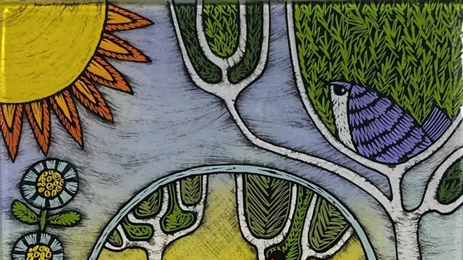 Image: Artist Reception: Meet Cheryl Chapman of Silly Dog Art Glass