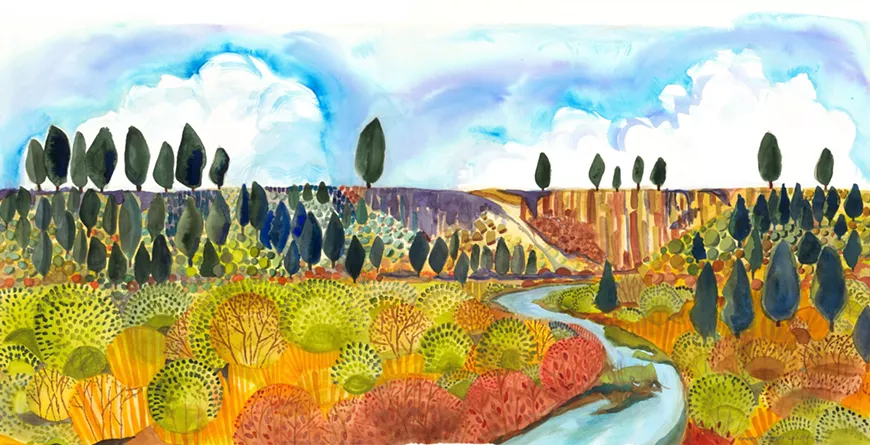 Juniper Sentinels by Kathy Deggendorfer