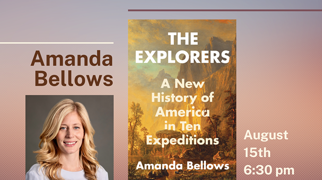 AUTHOR EVENT: THE EXPLORERS BY AMANDA BELLOWS
