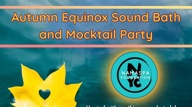 Autumn Equinox Sound Bath and Mocktail Party Fundraiser