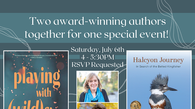 Image: Award-winning Authors Laura Pritchett and Marina Richie