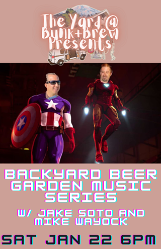 Backyard Beer Garden Music w/ Jake Soto & Mike Wayock