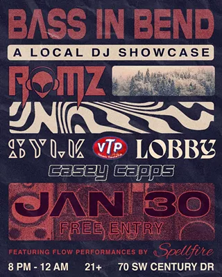 Image: Bass in Bend: Local DJ Showcase