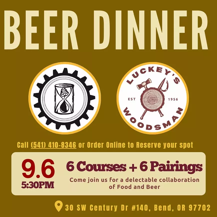 One of a kind, truly local Central OR Beer Dinner!