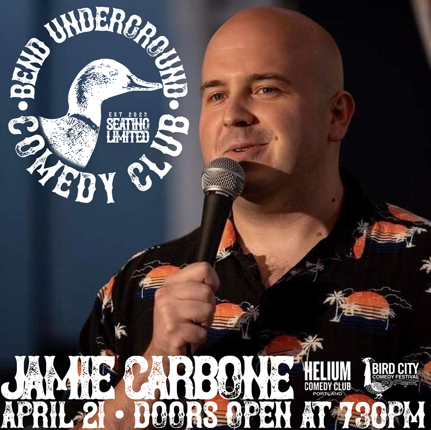BUCC presents Helium Comedy Club regular Jamie Carbone