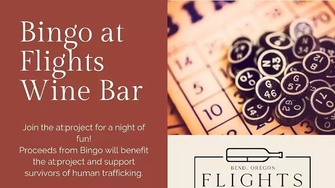 Image: Bingo at Flights Wine Bar