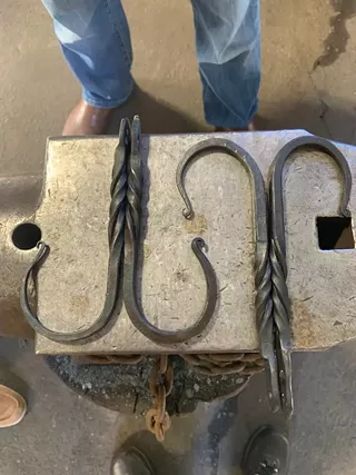 Image: Blacksmithing 101 - Forge a Wall Hook - 2 Day Class*