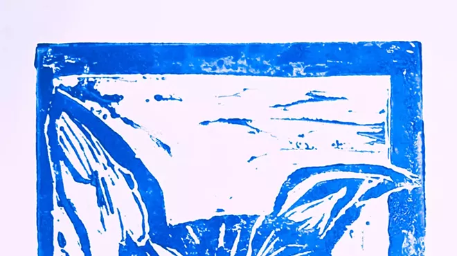 Image: Block Printing Pet Portraits
