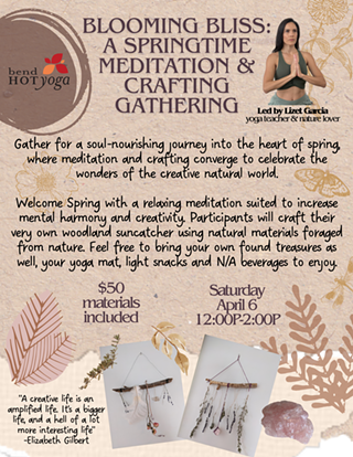 Image: Blooming Bliss: Meditation and Crafting Gathering