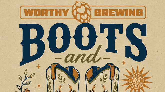 Image: Boots & Brews at Worthy Brewing