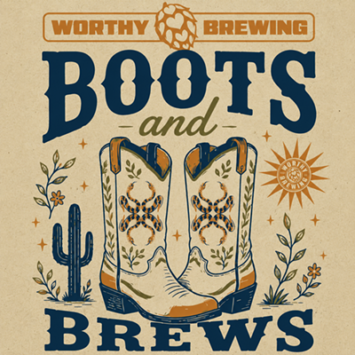 Image: Boots & Brews at Worthy Brewing