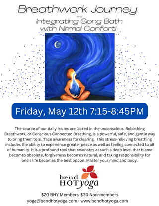 Image: Breathwork Journey and Gong Sound Bath