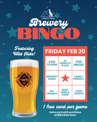Image: Brewery Bingo with Wild Ride