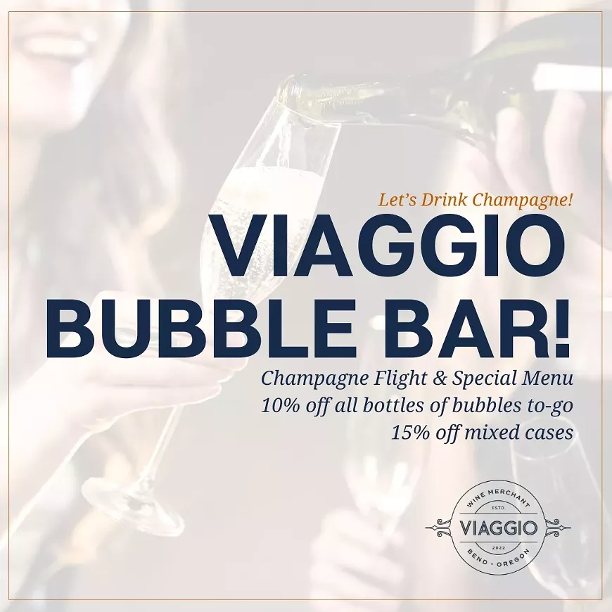 Champagne Flights at Viaggio!