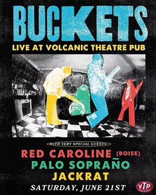 Image: Buckets with Red Caroline, Palo Sopra&ntilde;o & Jackrat