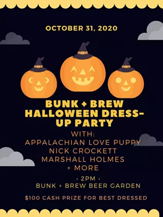 Image: Bunk + Brew Halloween Dress Up Party